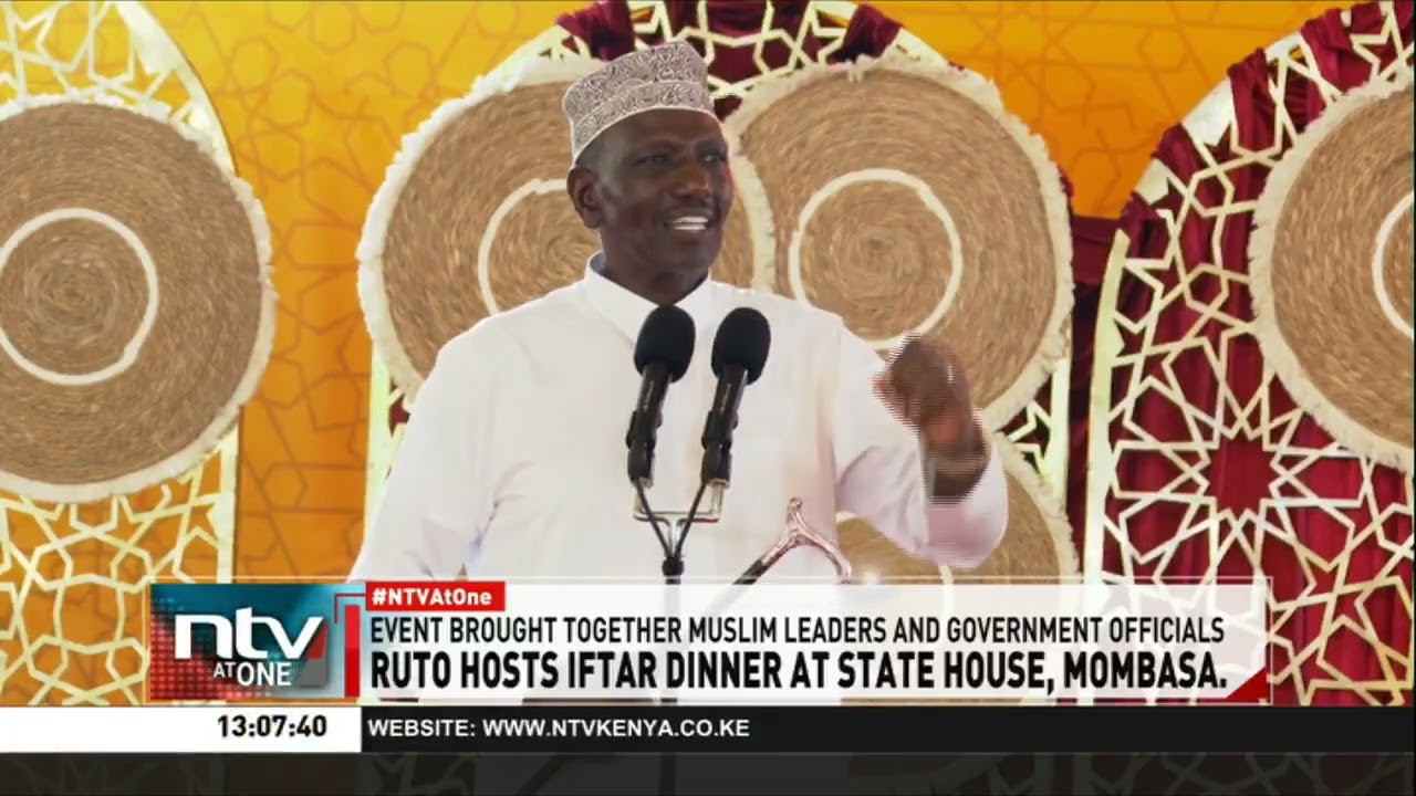 Ruto hosts Iftar dinner at State house, Mombasa