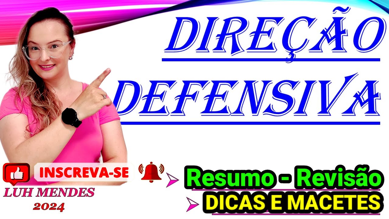 Direção Defensiva #resumo #revisao 2024 aula completa #detran #dicas #ctb #cnh #dicas #macetes #fly