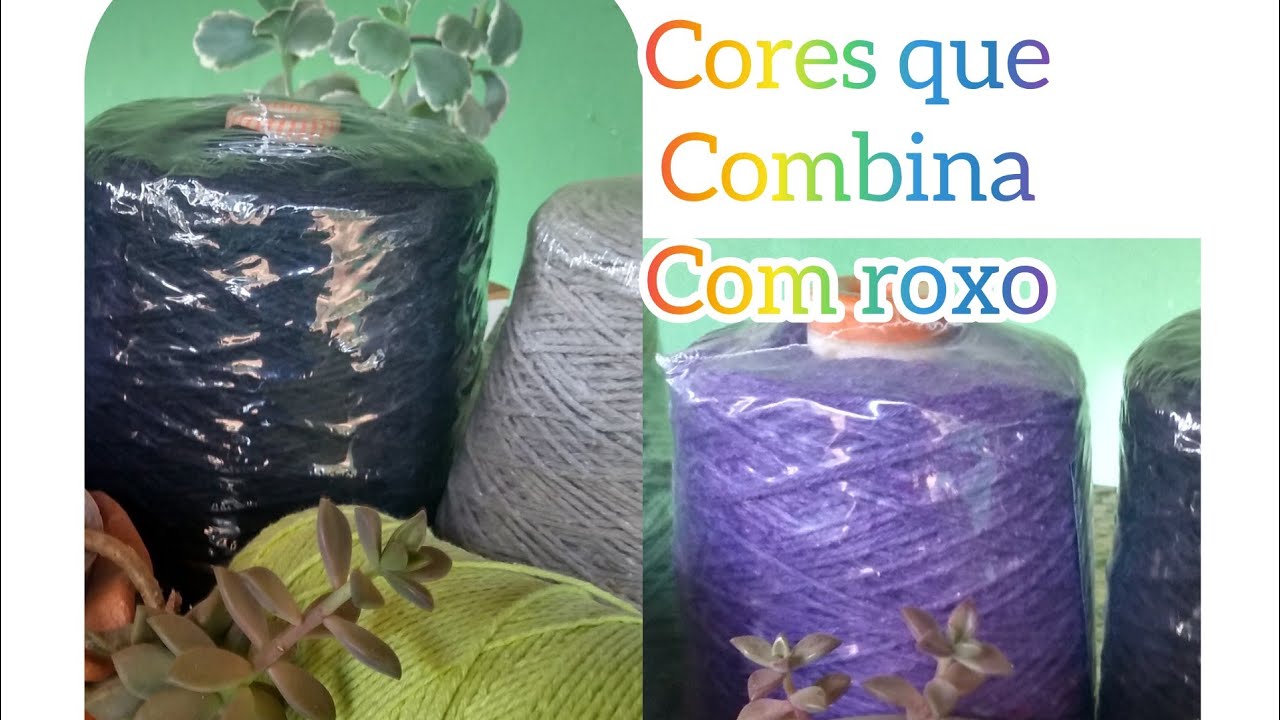 sete cores que combina com roxo 💖 vamos ousar nas combinaçãos
