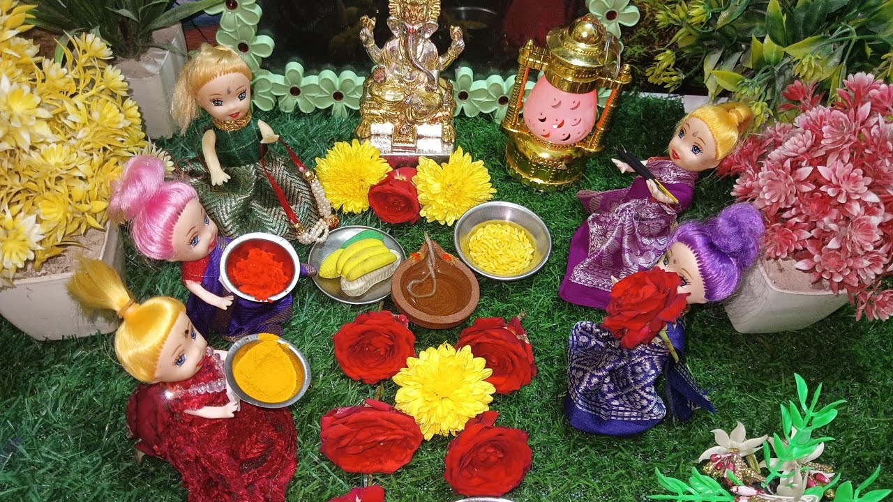 Miniature వినాయక చవితి పూజ | mini ganesh with songs