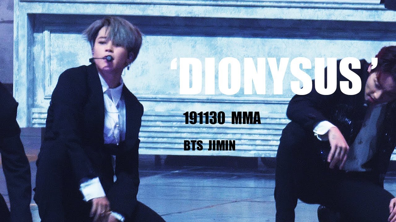 191130 MMA 멜론뮤직어워드 Dionysus 디오니소스 방탄소년단 BTS 
 지민 JIMIN Focus
