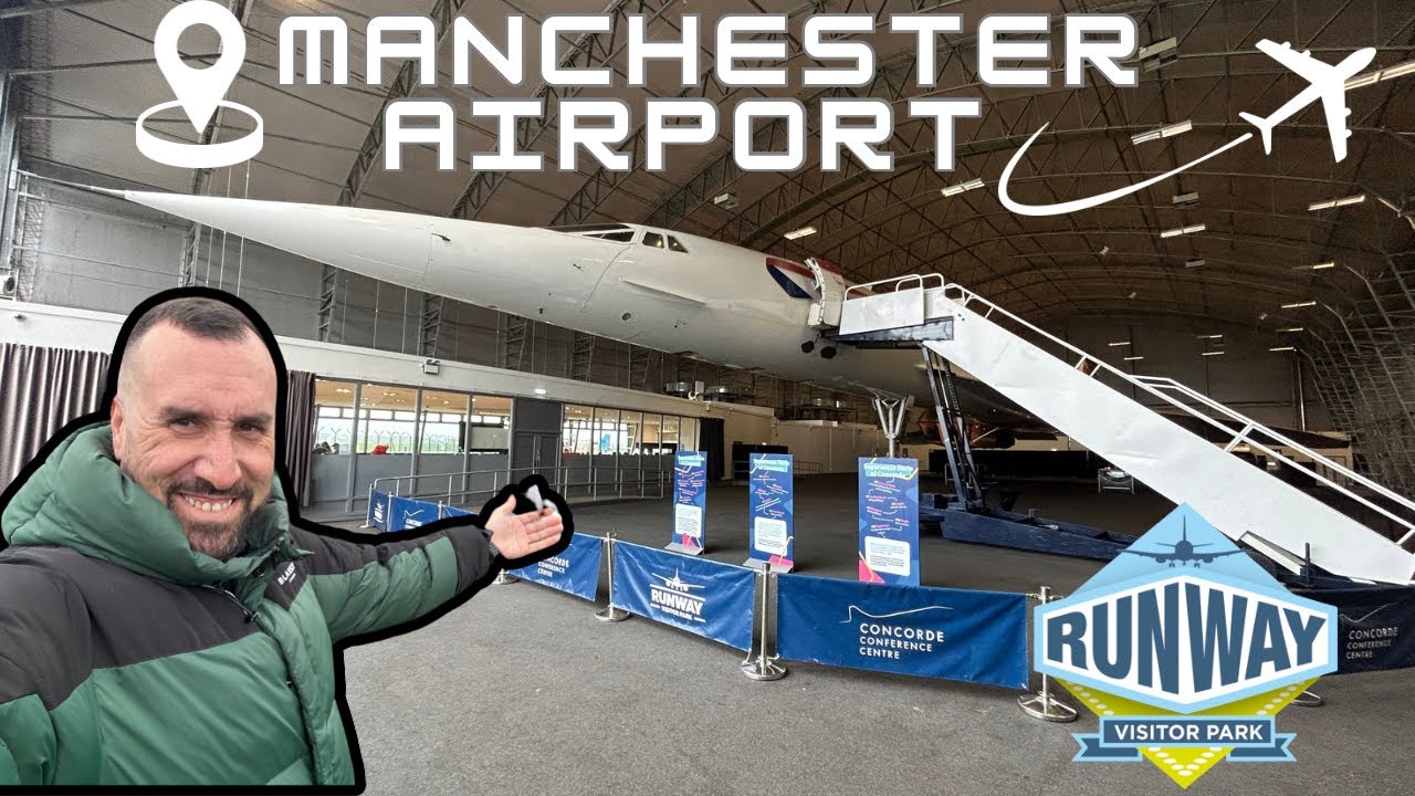 Manchester Airport Runway Visitor park • EMIRATES A380 & CONCORDE ✈️