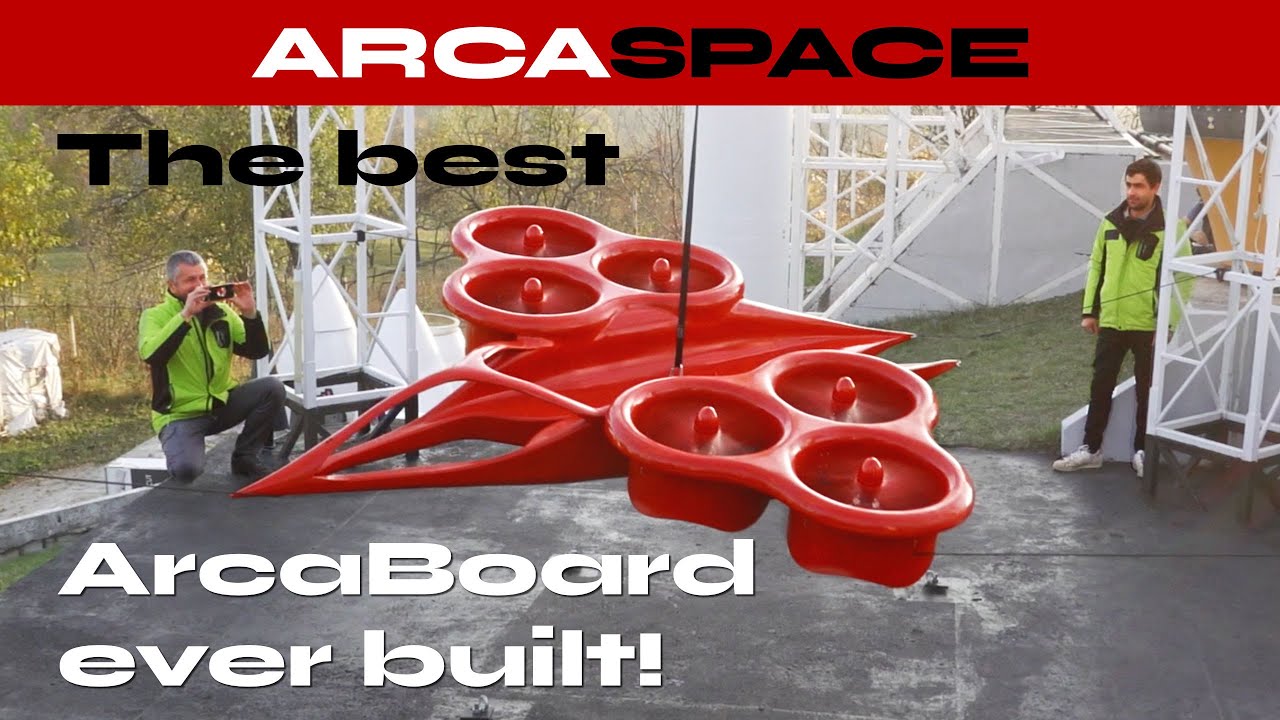 The testing program for the ArcaBoard 2 has started! #ArcaBoard #ArcaFashion #ArcaSpace #eVTOL