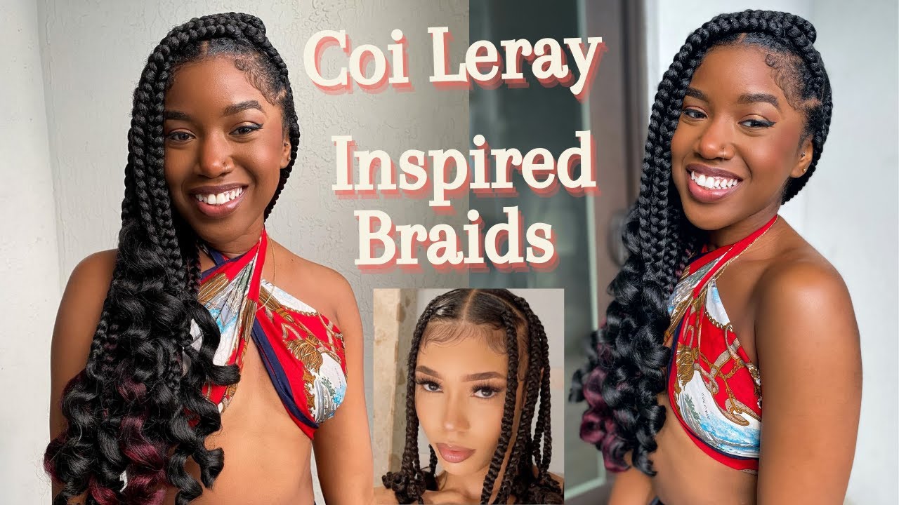 HOW TO: Coi Leray Inspired Braids Tutorial - EVERYTHING YOU NEED TO KNOW!!!!