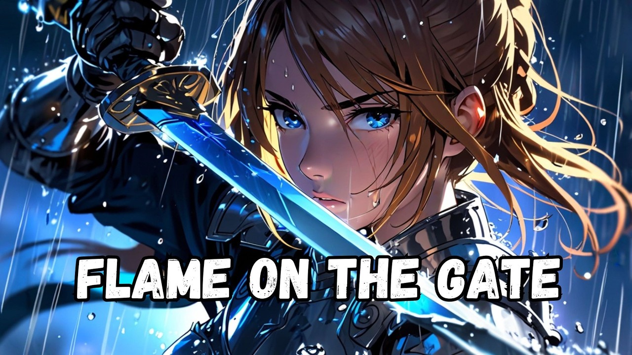 Last Flame on the Gate - Epic Orchestral Rock Battle Music - Heroic Female Warrior Last Stand