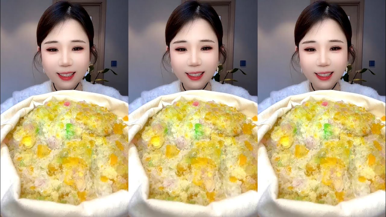 ASMR SHAVED ICE EATING YY 