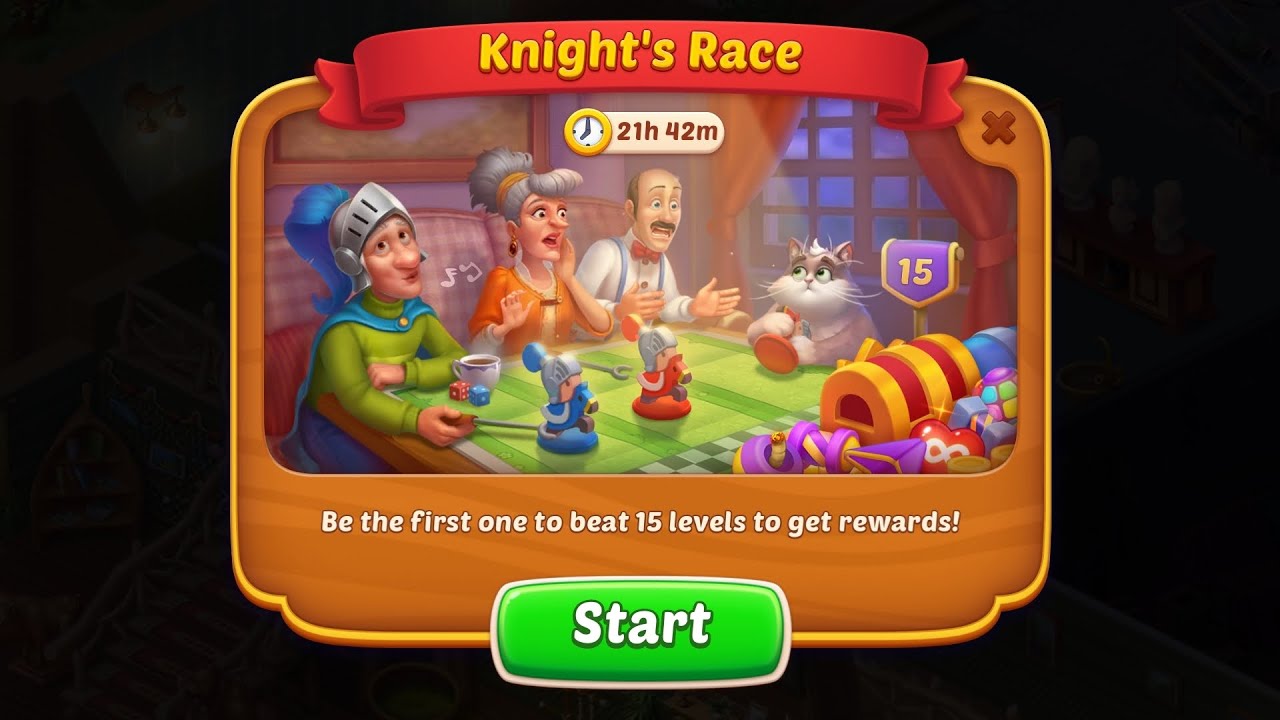 Completing Knight's Race | Homescapes | Fun game play | 