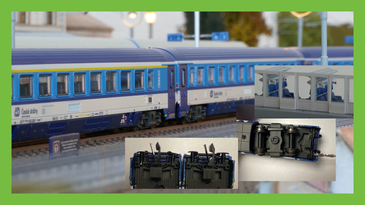 Dezember 2020 - Spur N Anlage - Eurocity der České dráhy von ASM - Fahrvideo