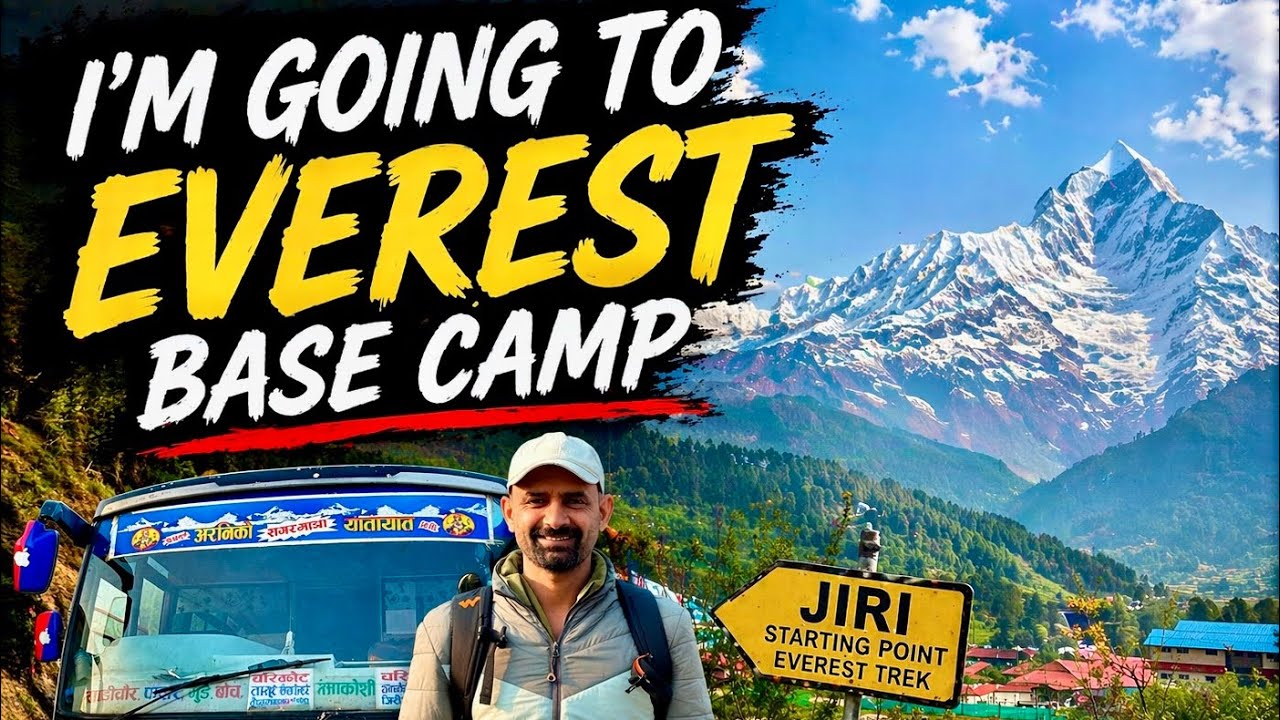 Jiri to Everest Base Camp Trek Begins | Kathmandu to Jiri Bus Journey 🇳🇵