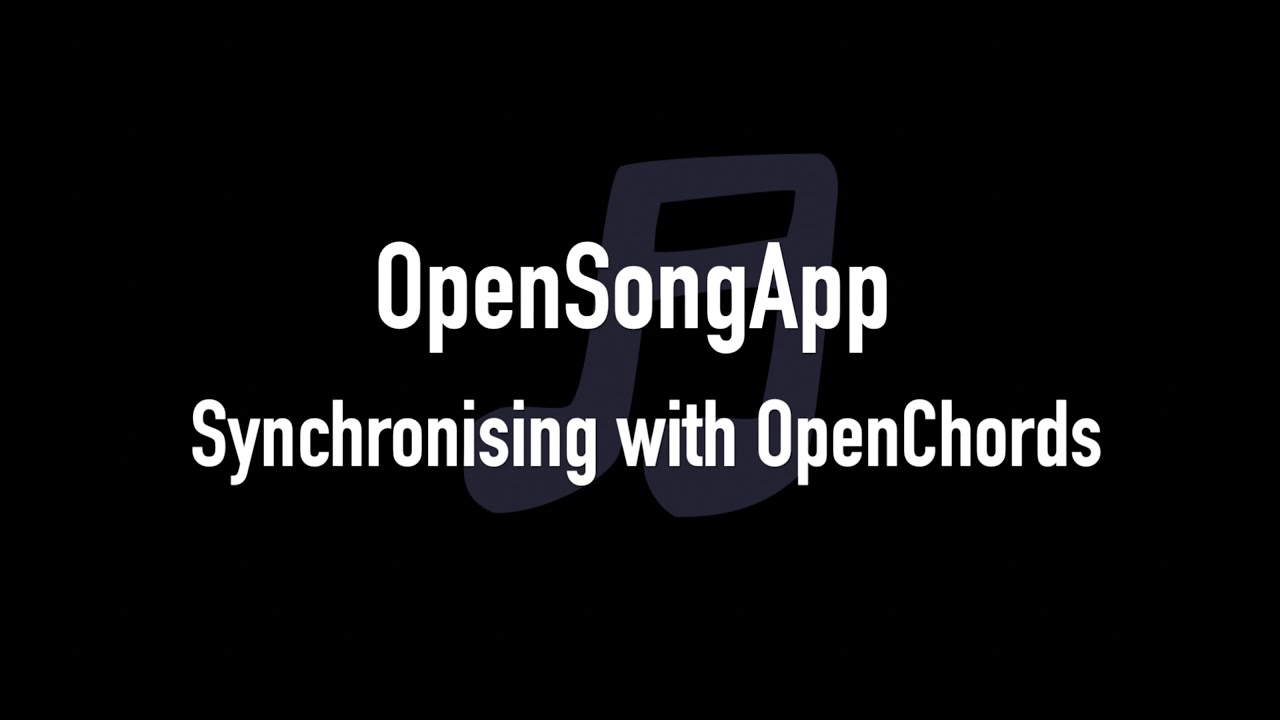 OpenSongApp Synchronising with OpenChords