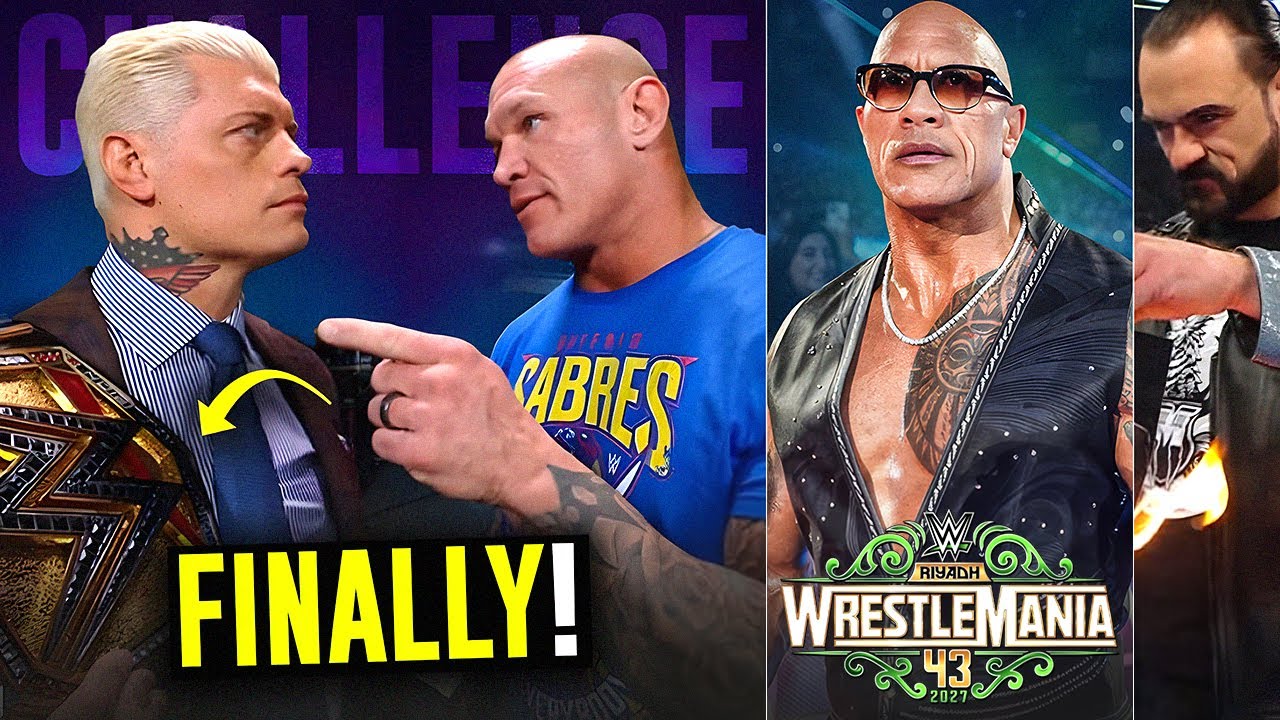 RANDY Orton FINALLY CHALLENGES Cody Rhodes 🫢! Rock WrestleMania UPDATE, Drew McIntyre | WWE News