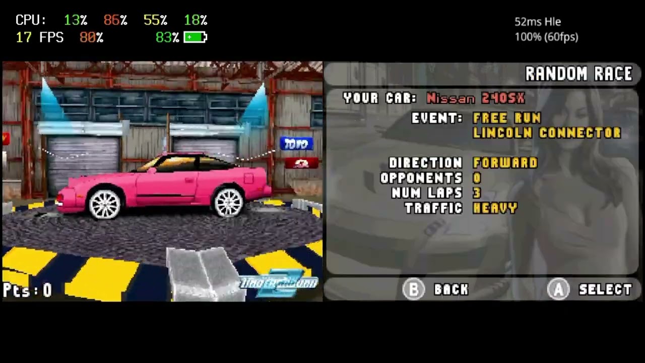 DSVita 0.6.1 Need for Speed: Underground 2