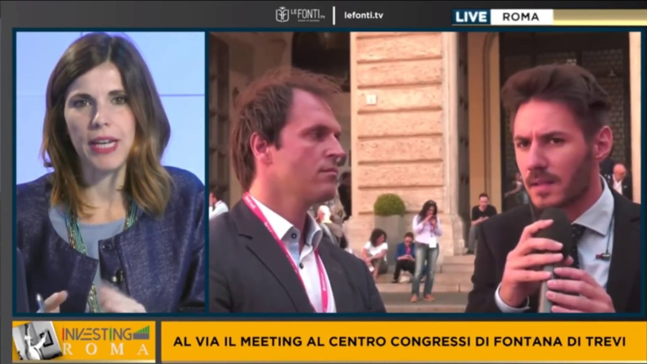 Angelo Ciavarella in diretta su Le Fonti tv per Investing Roma 2017