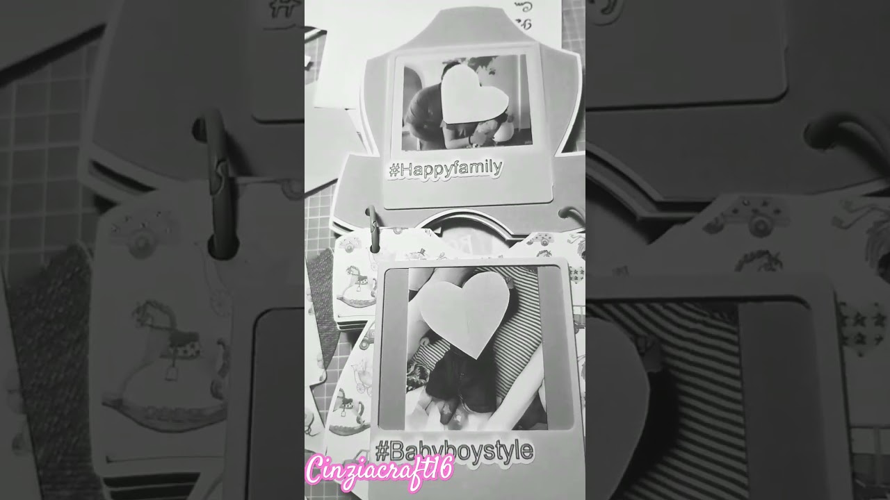 #scrap #albumscrap #scrapboking #handmade #babyboy #baby #gift #fattoamano #album #babygirl