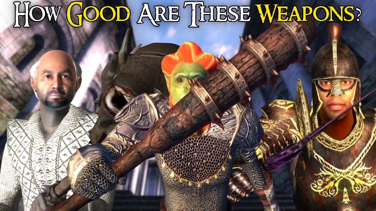 How Good Are These 3 Unique Weapons in The Elder Scrolls IV: Oblivion? (COMPILATION)