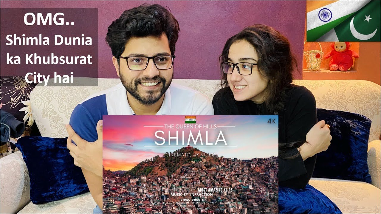 Pakistani Couple Reaction on #Shimla #India 4kcinematic video-The Queen of Hills @Bilal & Sehar vlogs