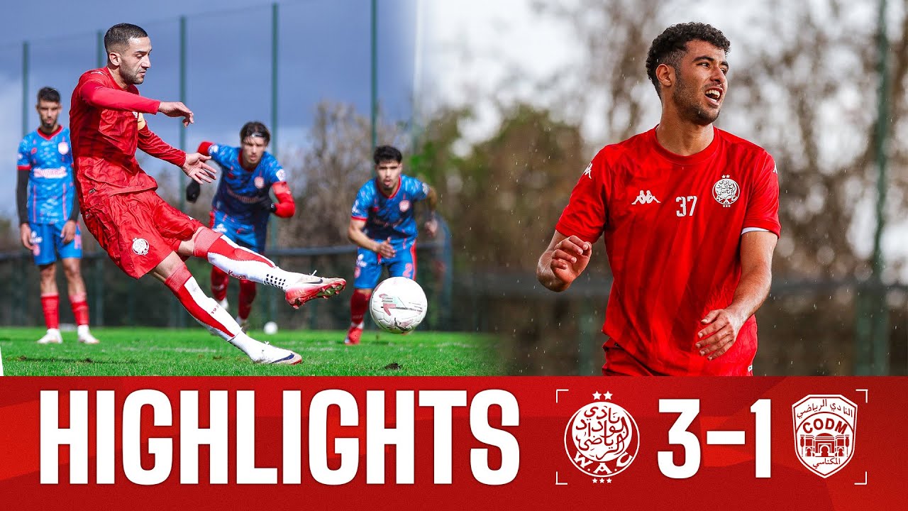 Match Highlights | Wydad 3&ndash;1 CODM &ndash; Friendly Victory 🎥⚽