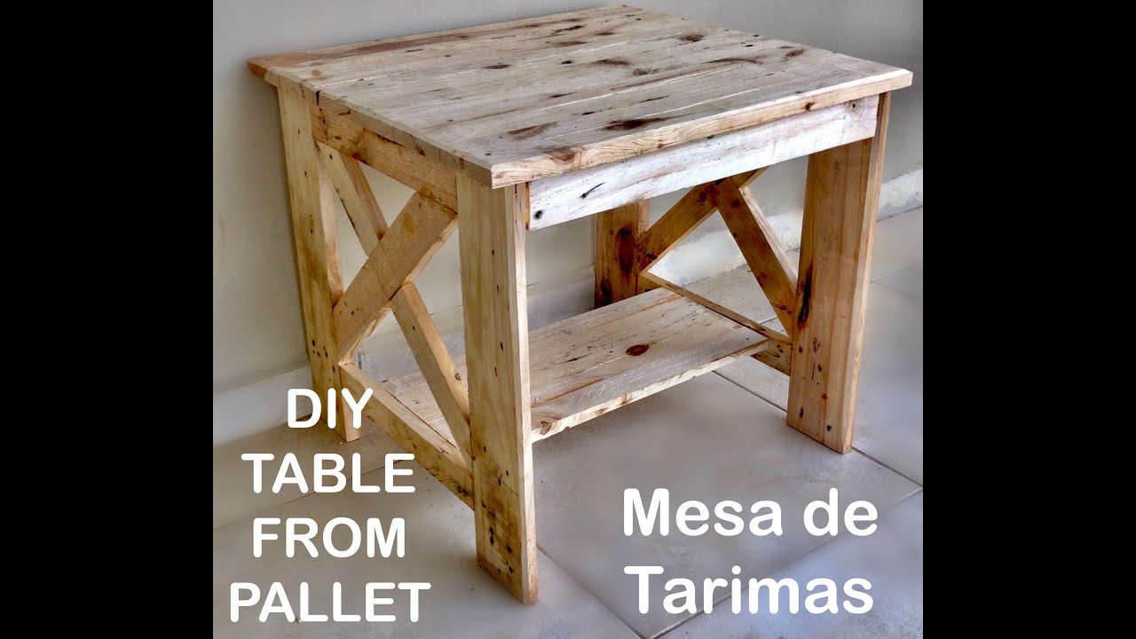 MESA DE PALETS / BUILD PALLET TABLE