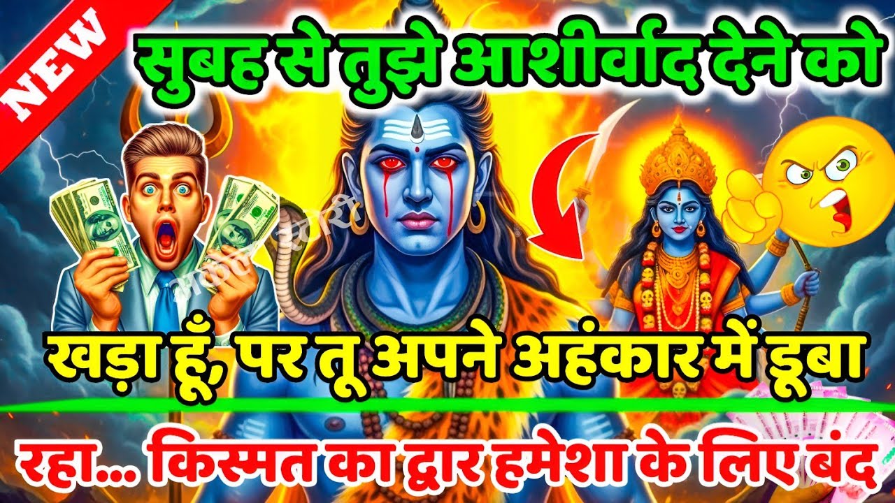 888🕉️ आज मेरी भक्ति की कसम देख ले वरना सब समाप्त 💯😭mhadev ji ka sandesh | 🔱 #shivshakti #mahadev 