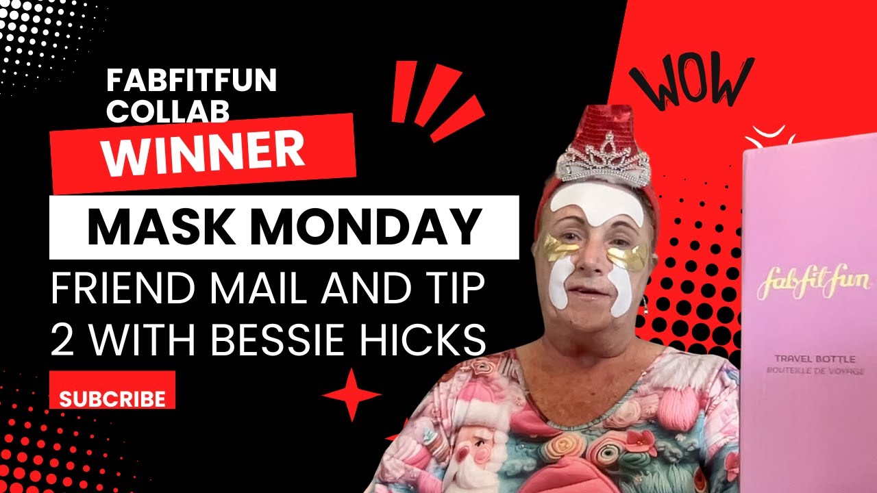 Mask Monday | Holiday Friend Mail 🎁 Jubilee Gifts Weeks 3 & 4 + WINNER! | Bessie Hicks Tip #2