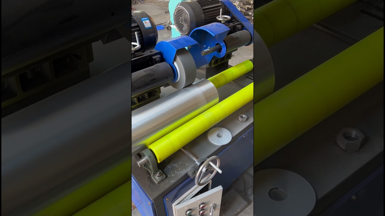 double roller external cylindrical polishing machine