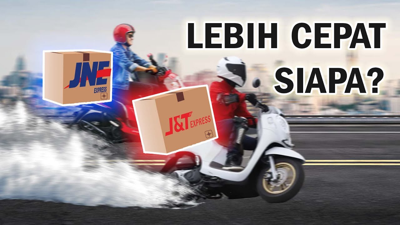 JNE vs JNT SIAPA LEBIH CEPAT?!! EKSPERIMEN