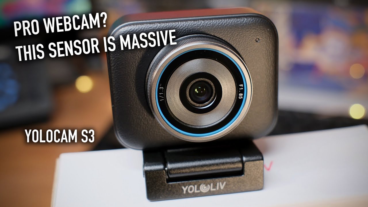 The Largest Sensor in a 4k Streaming Webcam? YOLOLIV YoloCam S3