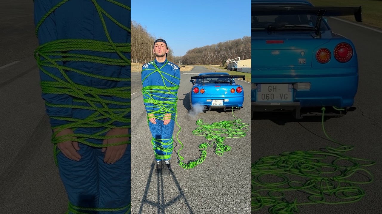 Je me suis fait ligoter &agrave; une voiture !