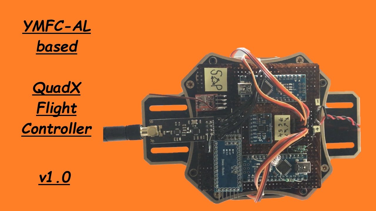 Arduino Quadcopter |  YMFC-AL + nRF24L01 + 433Mhz Telemetry | Flight Controller Explaination