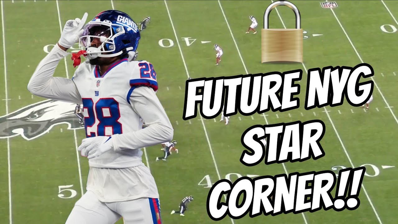 New York Giants Film Breakdown | Cor'Dale Flott Can be a Shutdown Corner in the Future!