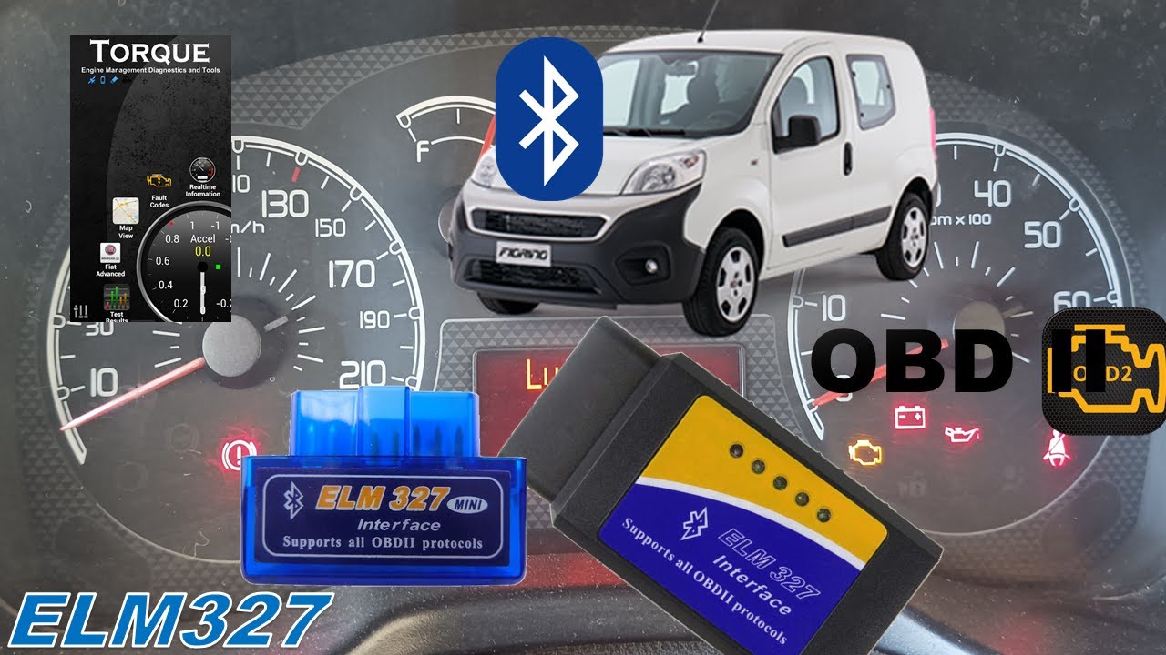 شرح جهاز كشف أعطال السيارات | Fiat Fiorino ELM327  | How To Use Bluetooth  OBD 2