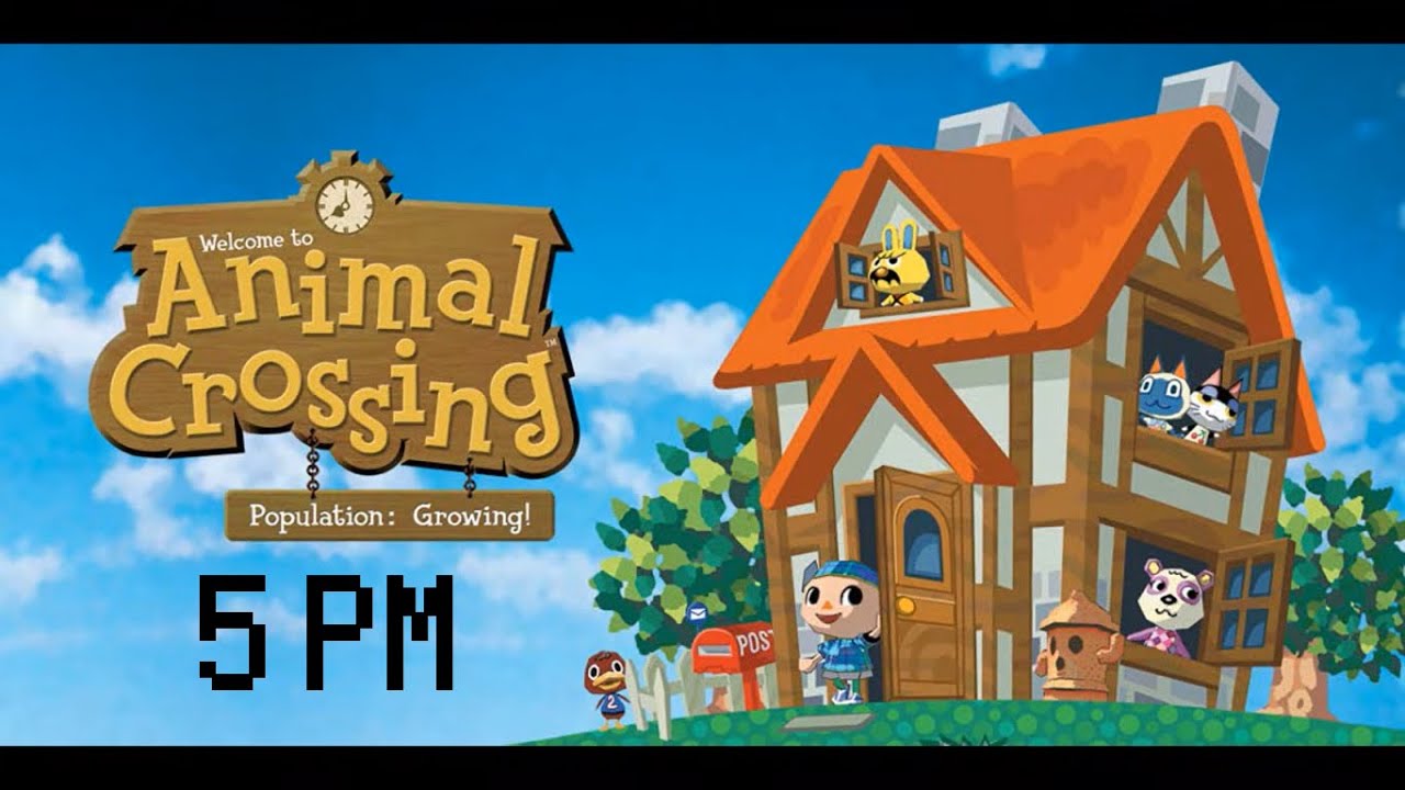 Animal Crossing Gamecube Population Growing 5PM One Hour no ads