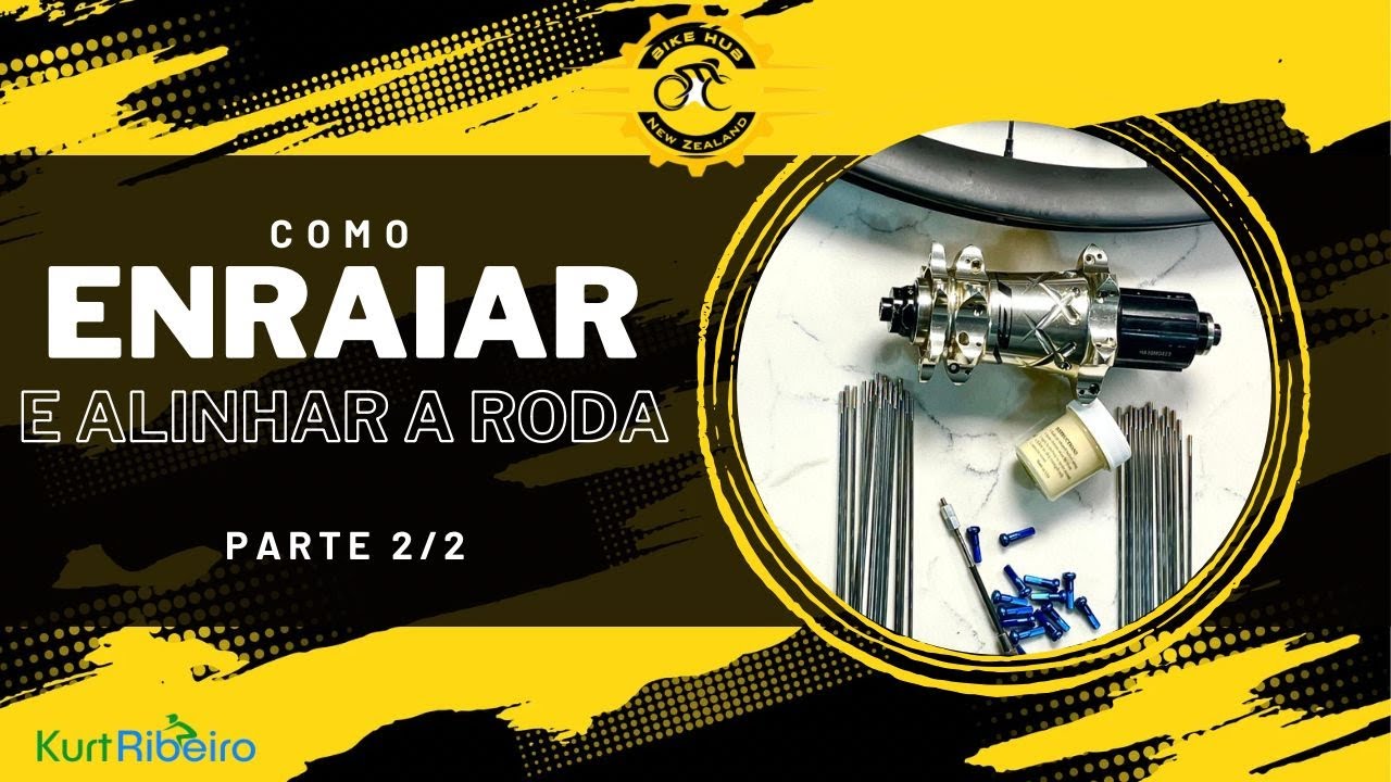 Como enraiar e alinhar uma roda de bike Part 2 - Tensāo final dos raios.