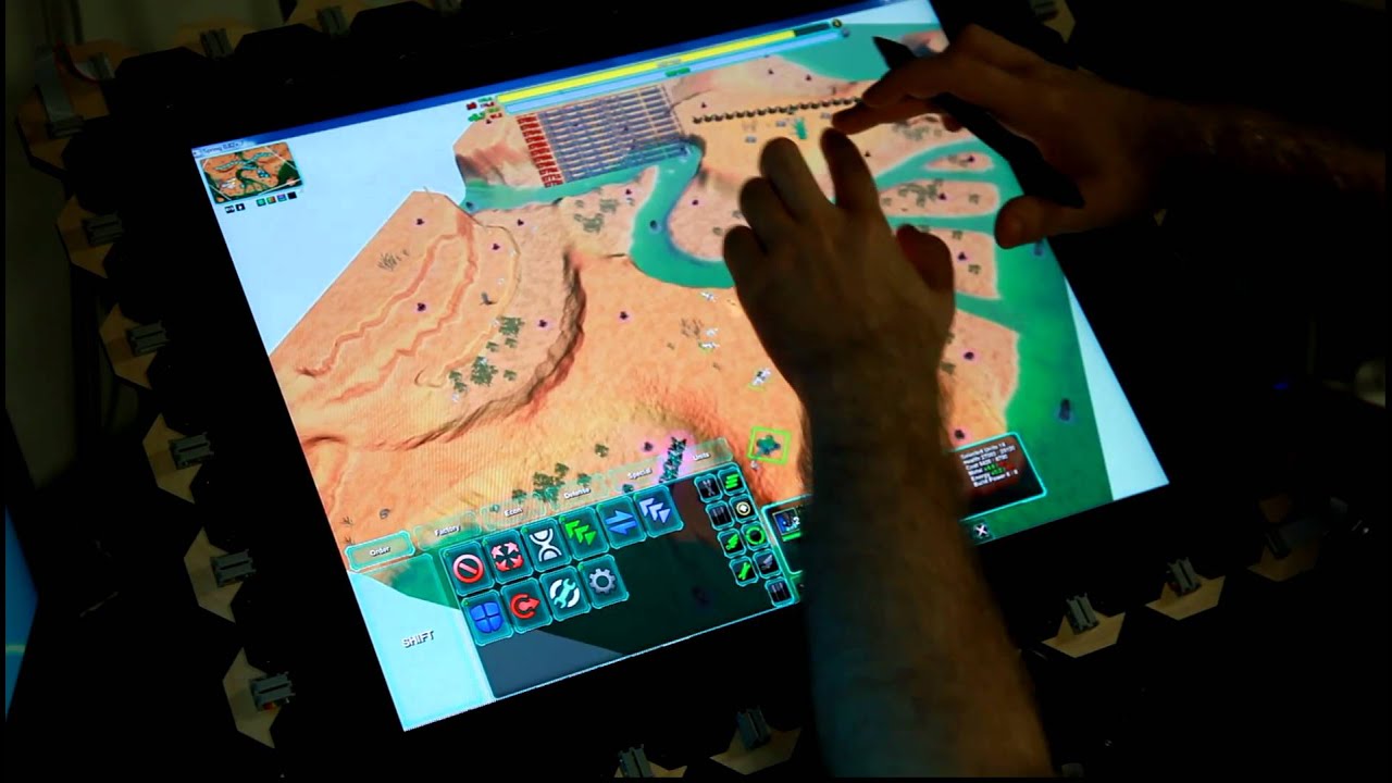 Multitouch Interaction in Spring RTS Engine