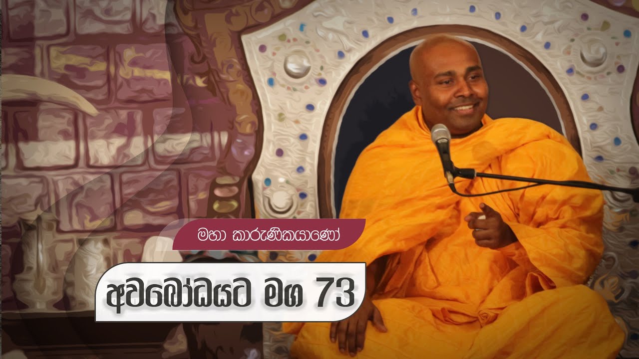 අවබෝධයට මග 73 | මහා කාරුණිකයාණෝ