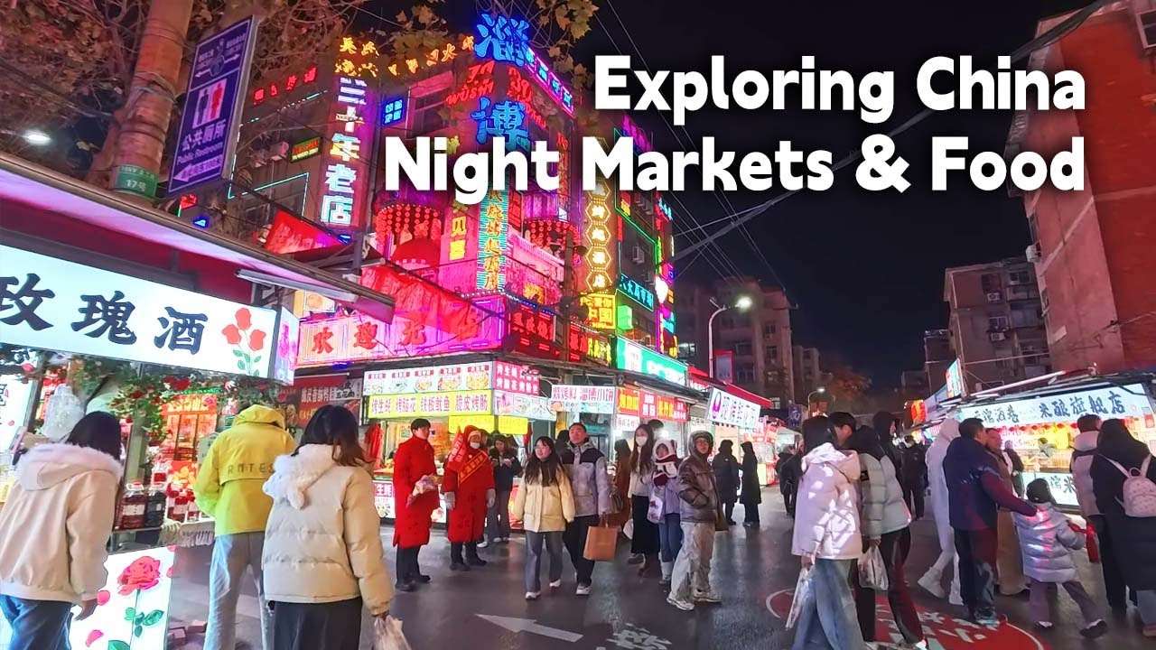 China Night Market Walk | Zibo Badaju Street Food Scene | [4/333] [Zibo]