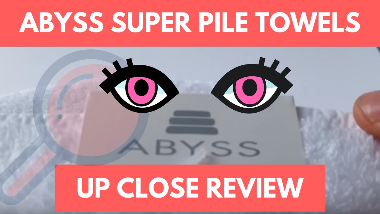 Abyss Super Pile Towels Up Close - FLandB.com