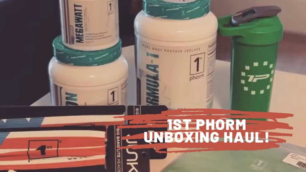 #iam1stPhorm unboxing! Haul of supplement products! #unboxing #haul