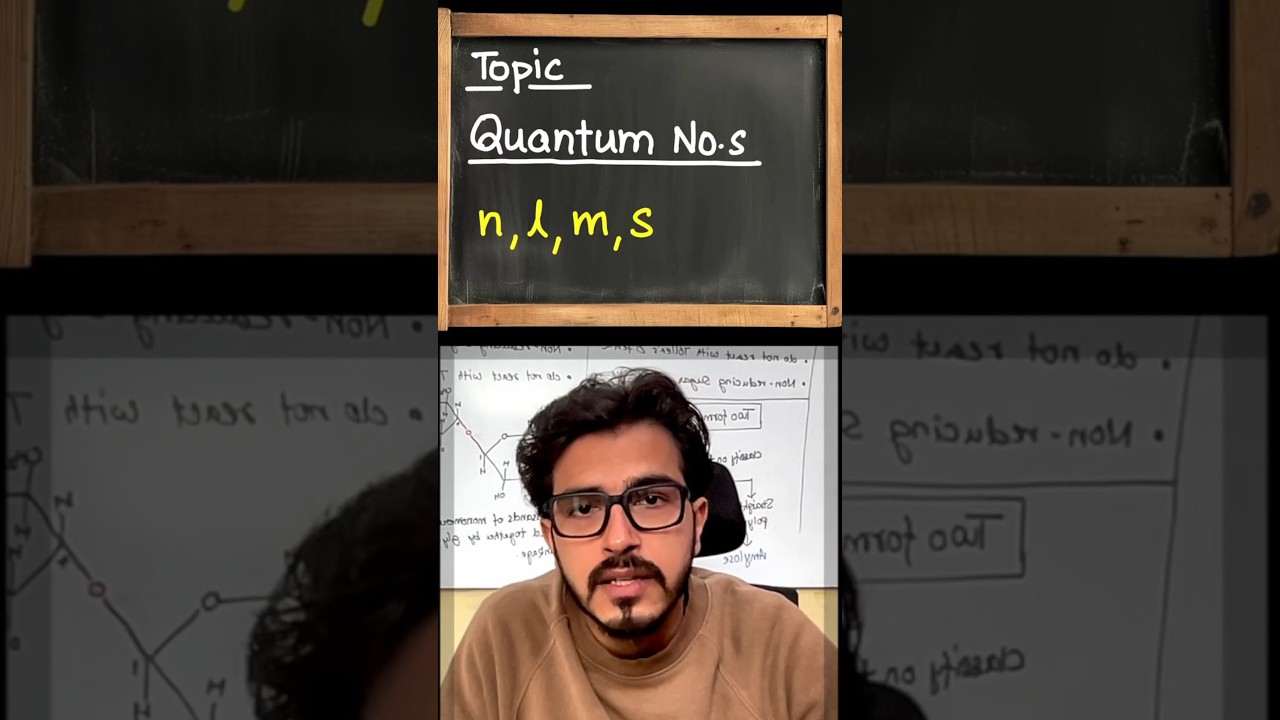 n, l, m & s | Quantum Numbers By ChemistryTutor ADC