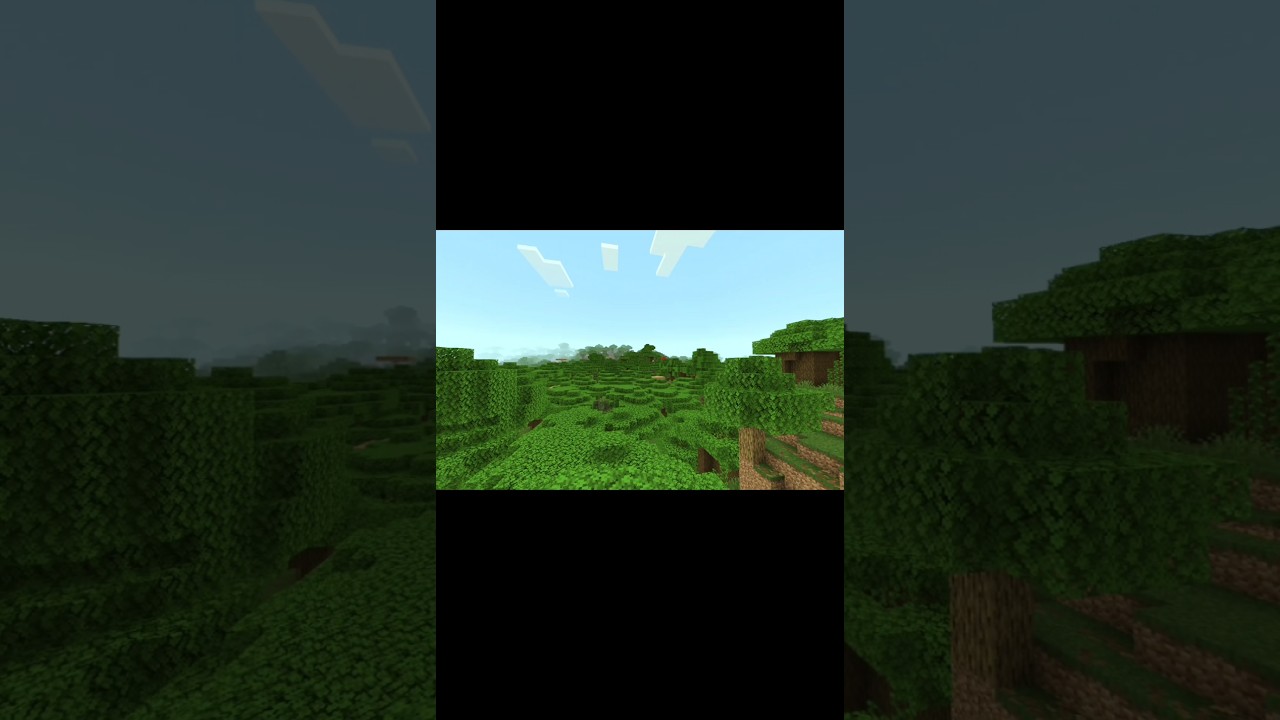 epic view in minecraft