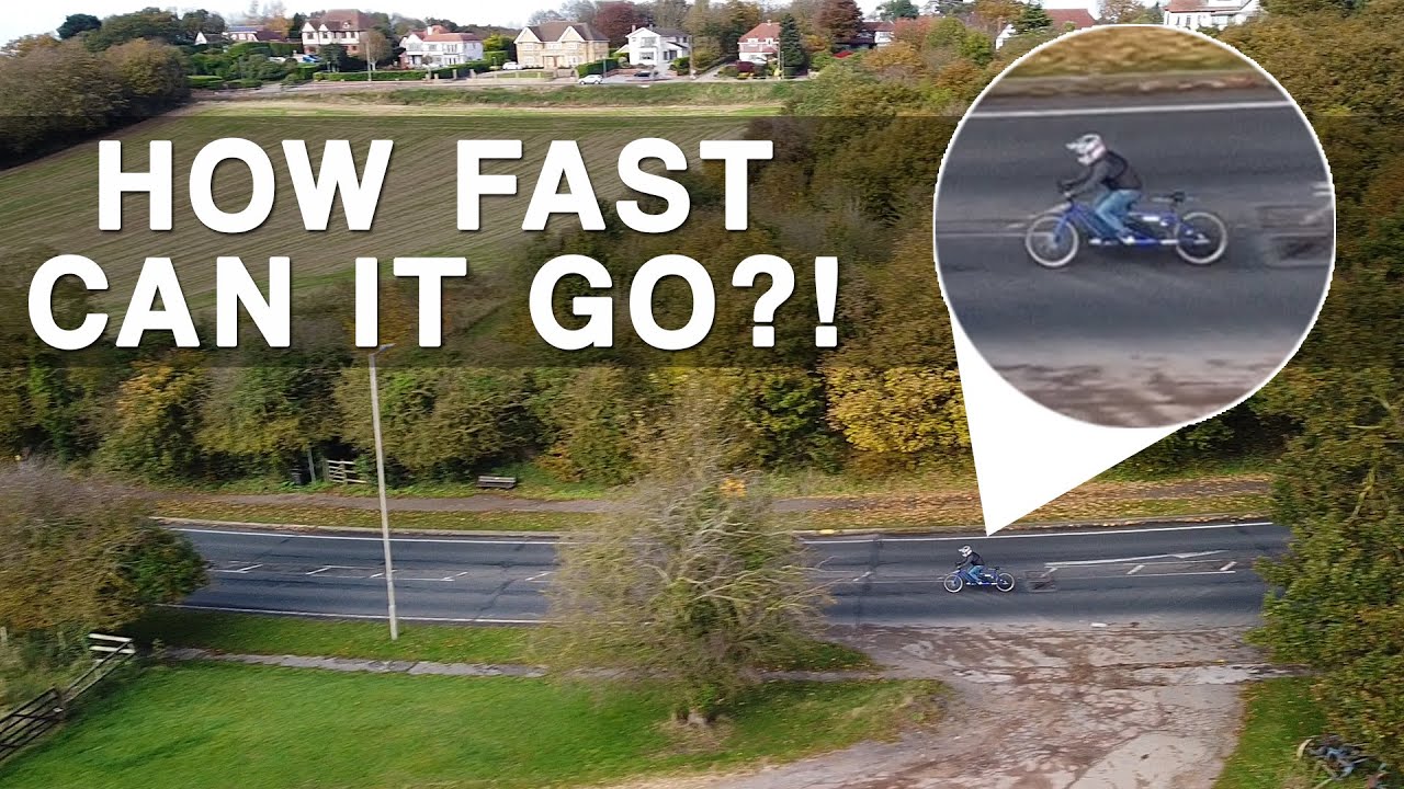 BIG HILL -  FULL THROTTLE -  NO BRAKES!!! Tandem EBIKE MADNESS!!!