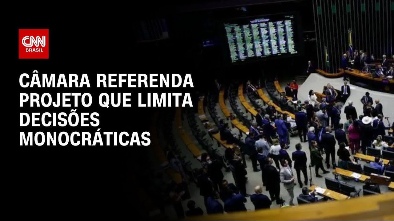 C&acirc;mara referenda projeto que limita decis&otilde;es monocr&aacute;ticas no STF | BASTIDORES CNN