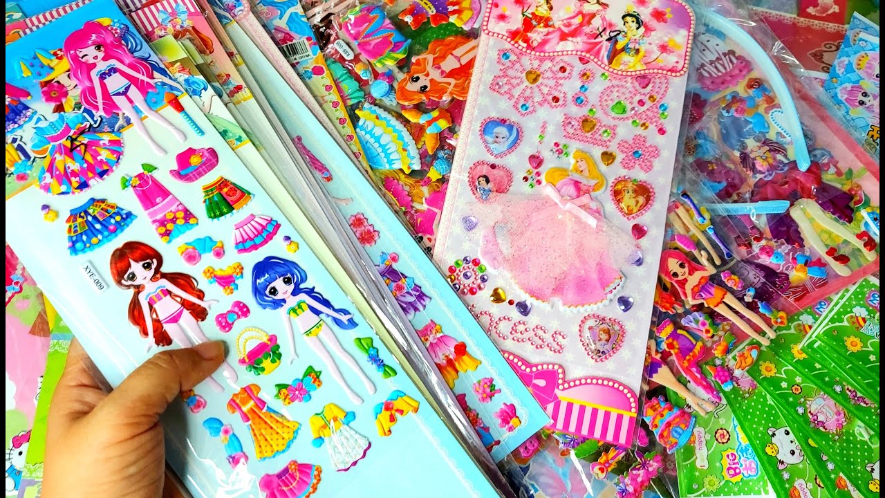 Sticker, Hình dán Công chúa mới mua: Siêu cute đẹp & giá rẽ/ 1001 Câu Chuyện