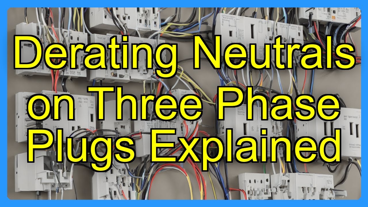 Derating Neutrals on Three Phase Plugs Explained