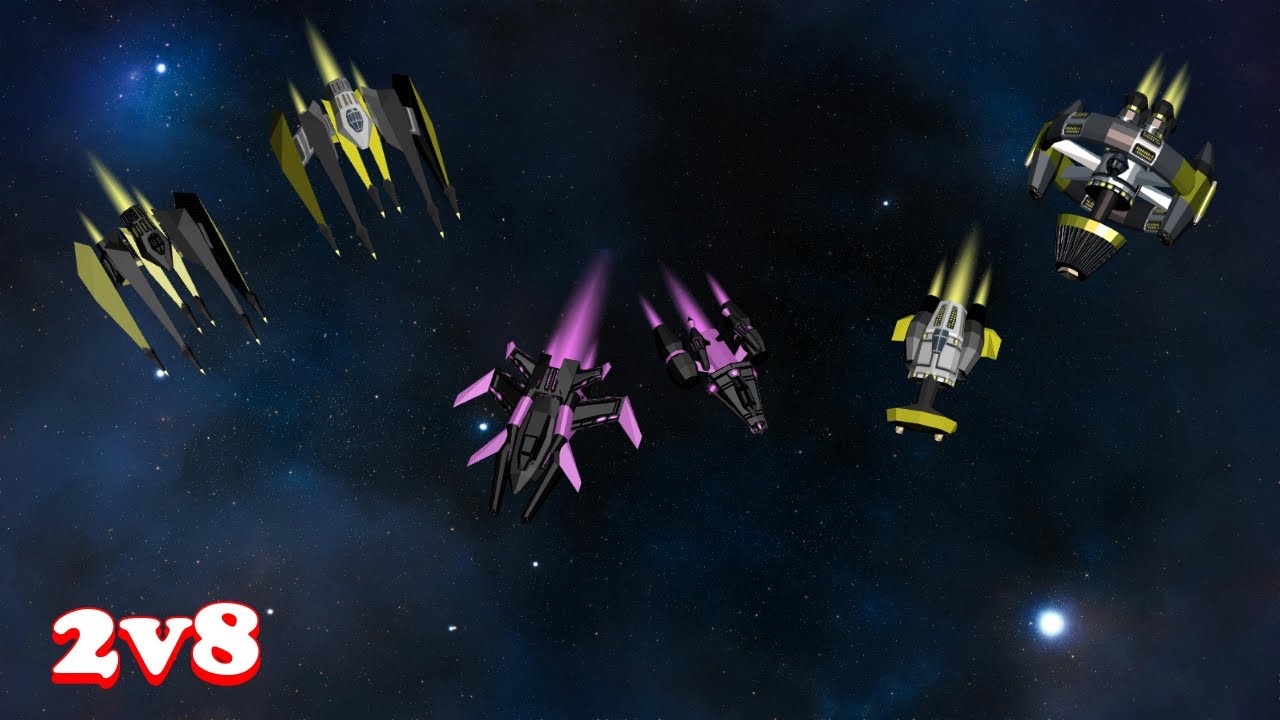 2 x-3 against a team of 8 (Starblast.io)