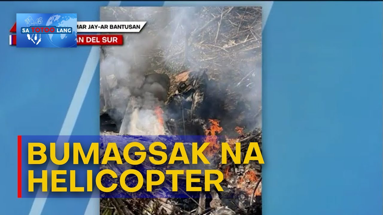 Helicopter ng PAF, bumagsak sa Agusan del Sur | Sa Totoo Lang