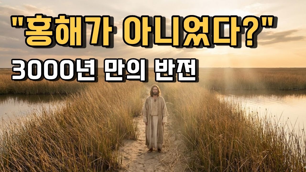 우리가 3,000년 동안 '홍해'에 대해 잘못 알고 있었던 사실-성경이야기