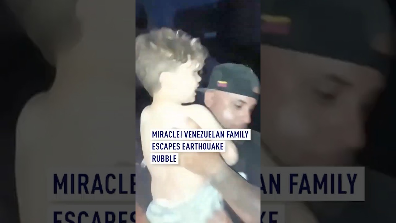 Miracle! Venezuelan family escapes earthquake rubble