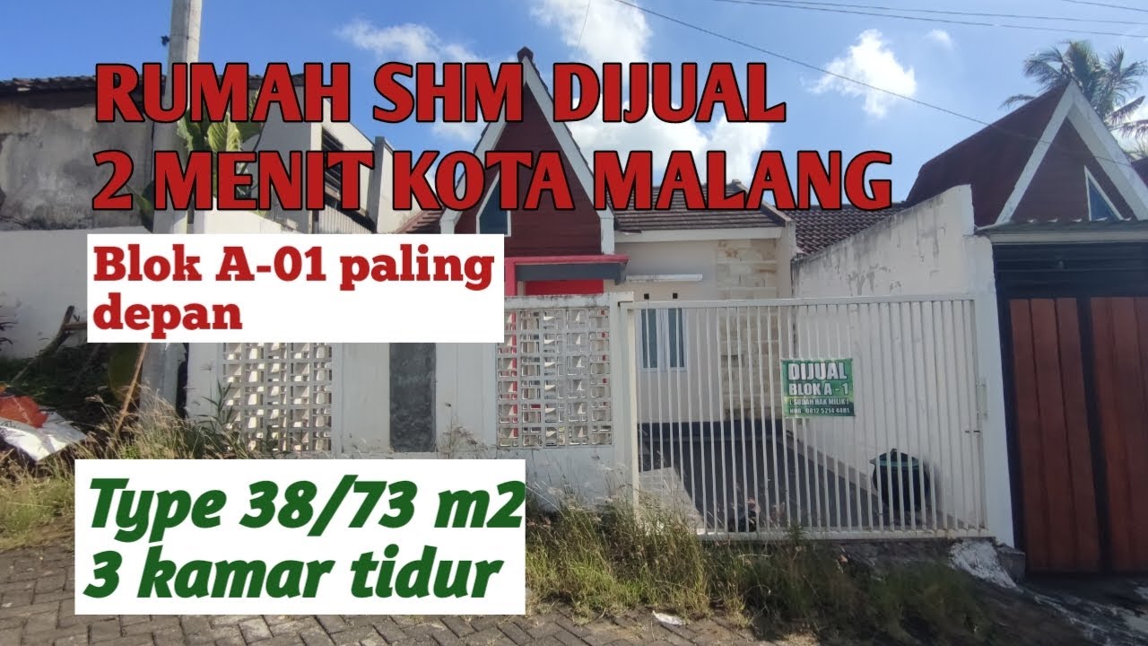 RUMAH MURAH SHM DIJUAL CEPAT ‼️#rumahmalang #propertimalang #rumahdijual #rumahmalangkota #rumahshm