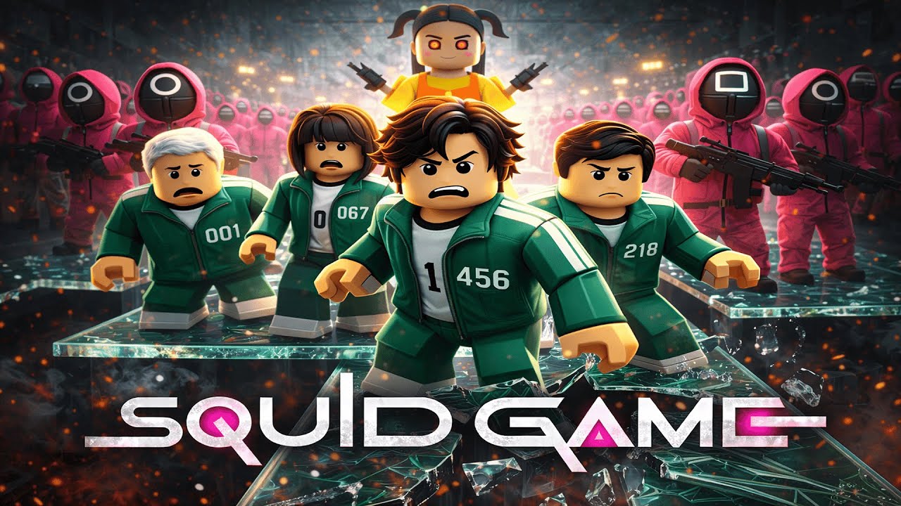 Roblox Squid Game Glass Bridge Live – Don’t Fall Challenge! 😳🎮 | Day  7 